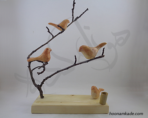جا قلمی گنجشک طرح خیال 2