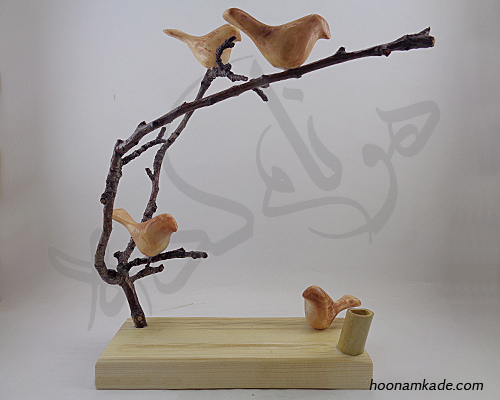 جا قلمی گنجشک طرح خیال 4