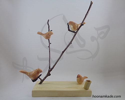 جا قلمی گنجشک طرح خیال 3