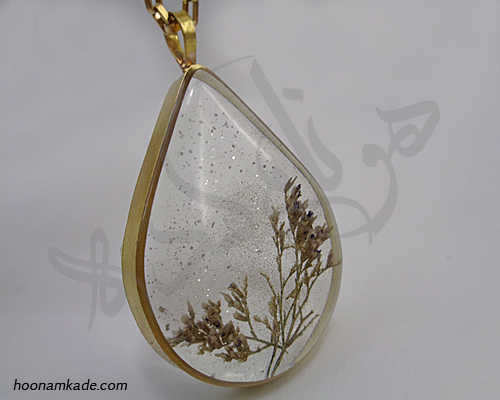 گردن آویز طرح قاب اشک1
