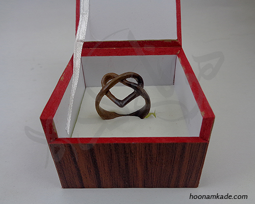 انگشتر طرح قلب