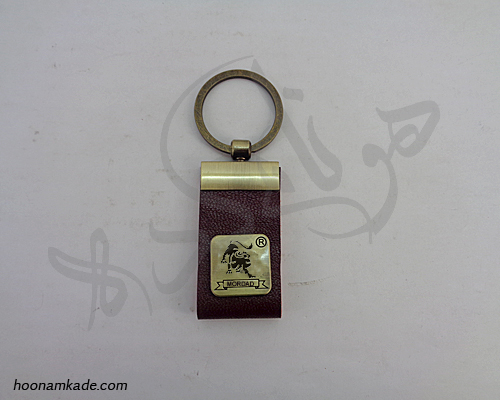 جاسوئیچی چرمی طرح ماه مرداد