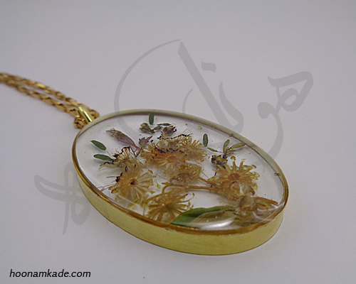 گردن آویز طرح قاب بیضی1