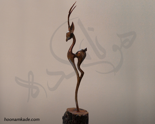 غزال تک پا طرح گوهر