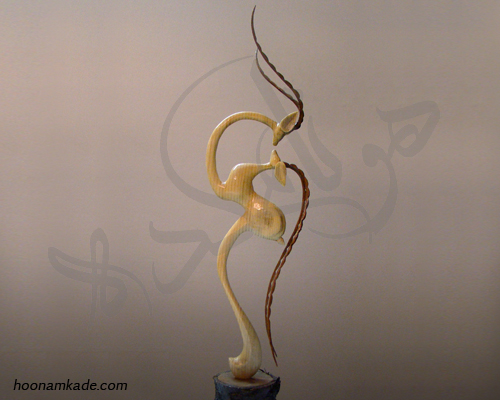 غزال دوسر طرح مینیاتور