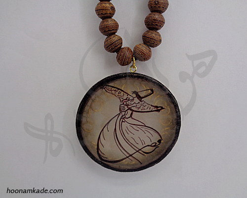 گردن آویز طرح دَف