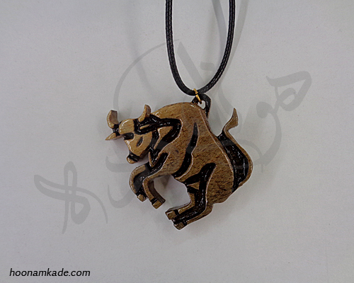 گردن آویز سمبل ماه اردیبهشت(گاو)