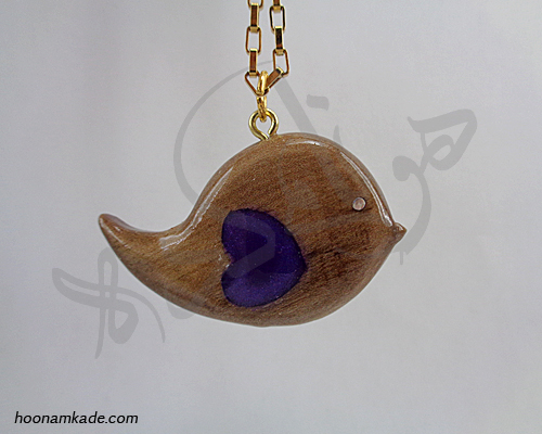 گردن آویز طرح-گنجشک-اشی-مشی1