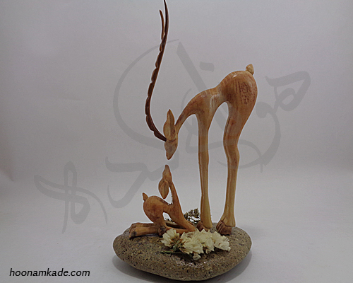 غزال مادر و بچه طرح فرشته محافظ