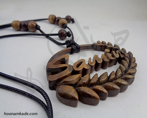 گردن آویز اسم ثمین با نماد شهریور