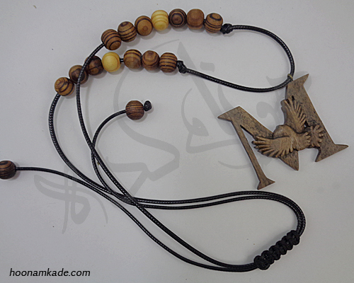 گردن-آویز-حرف-M-لاتین